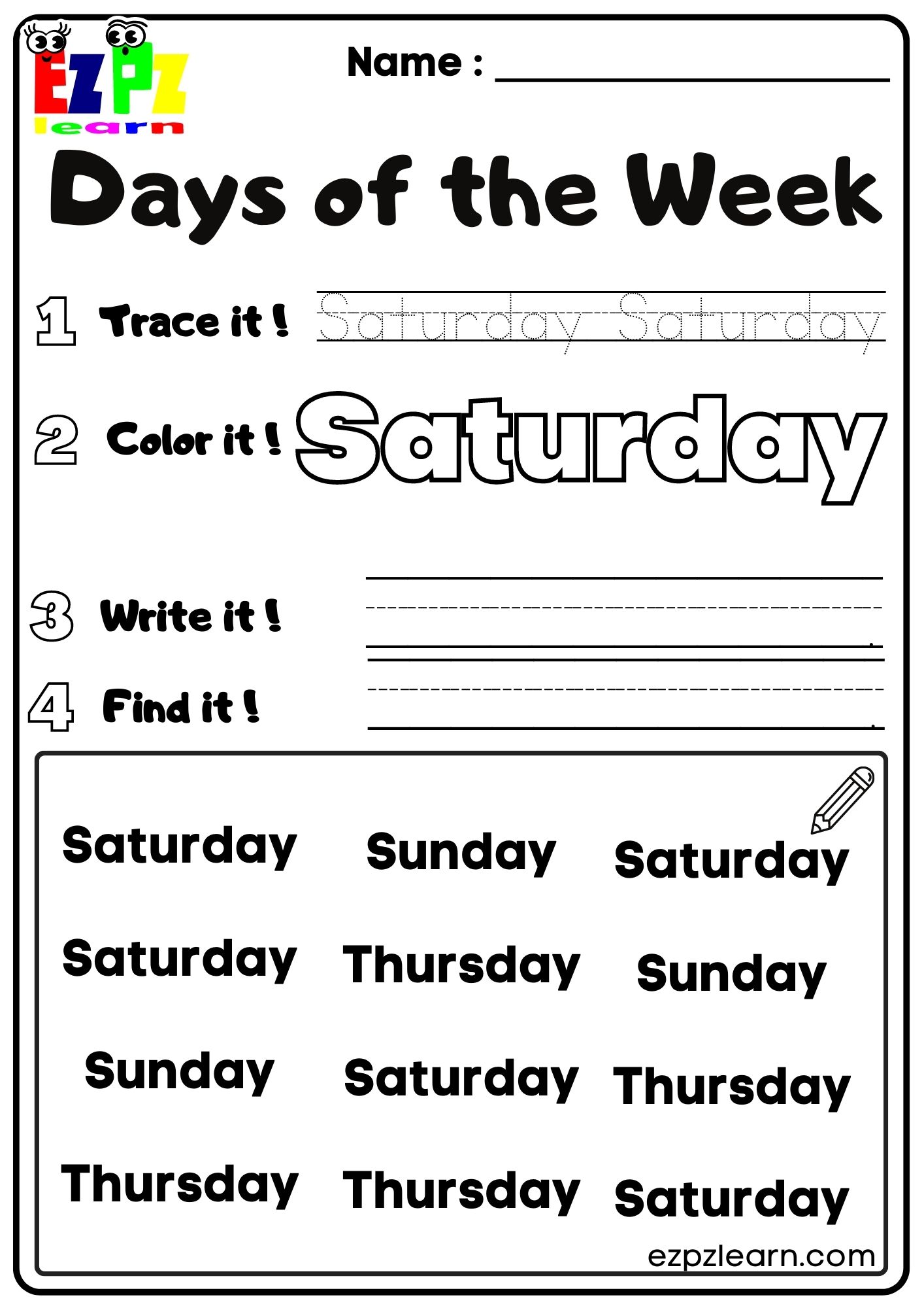 saturday-days-of-the-week-kids-activity-ezpzlearn